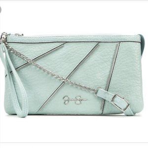 Jessica Simpson Mason Double Compartment Crossbody Purse Light Aquamarine NWOT